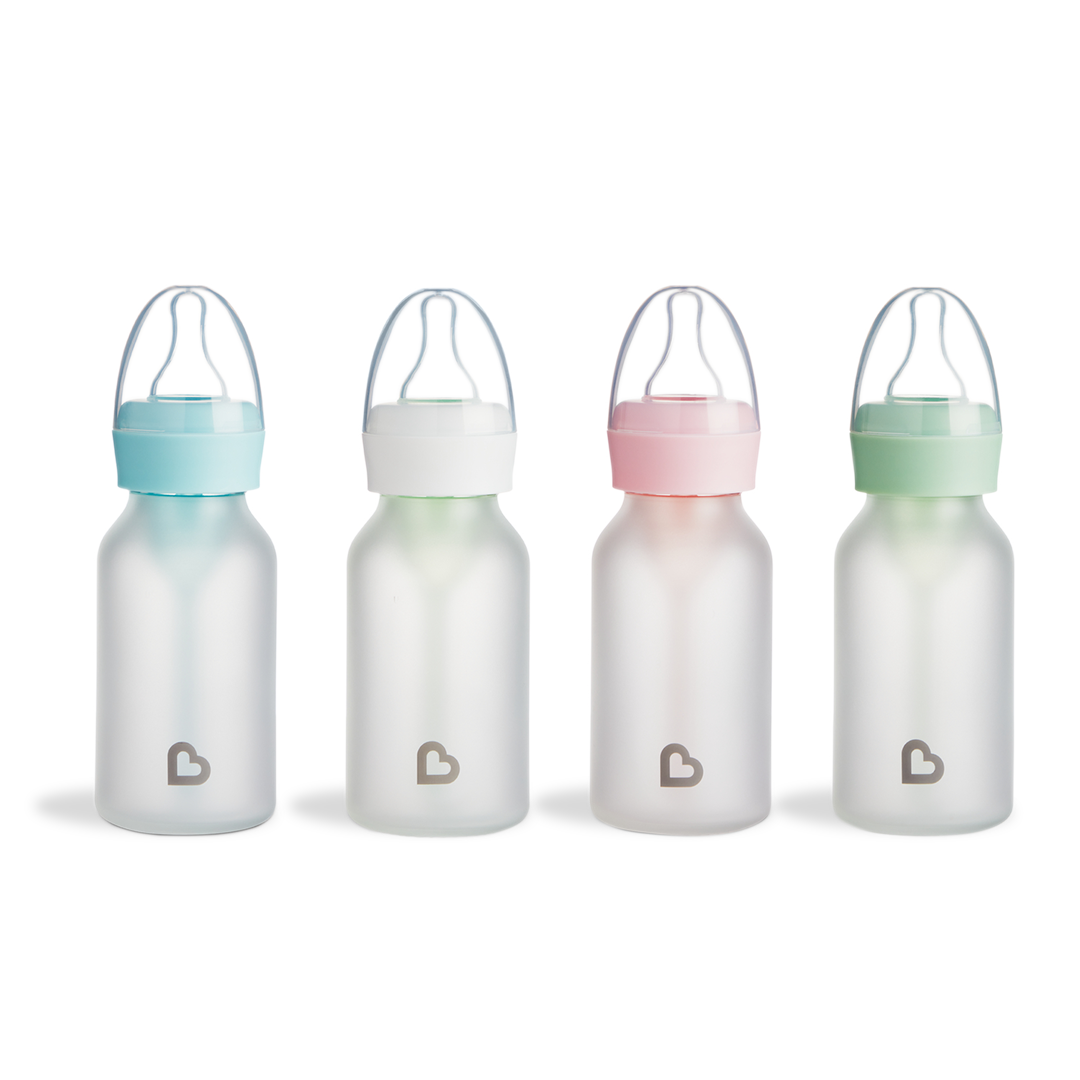 4 Ounce Munchkin Bond® Silicone Glass Bottles (Set of 2)